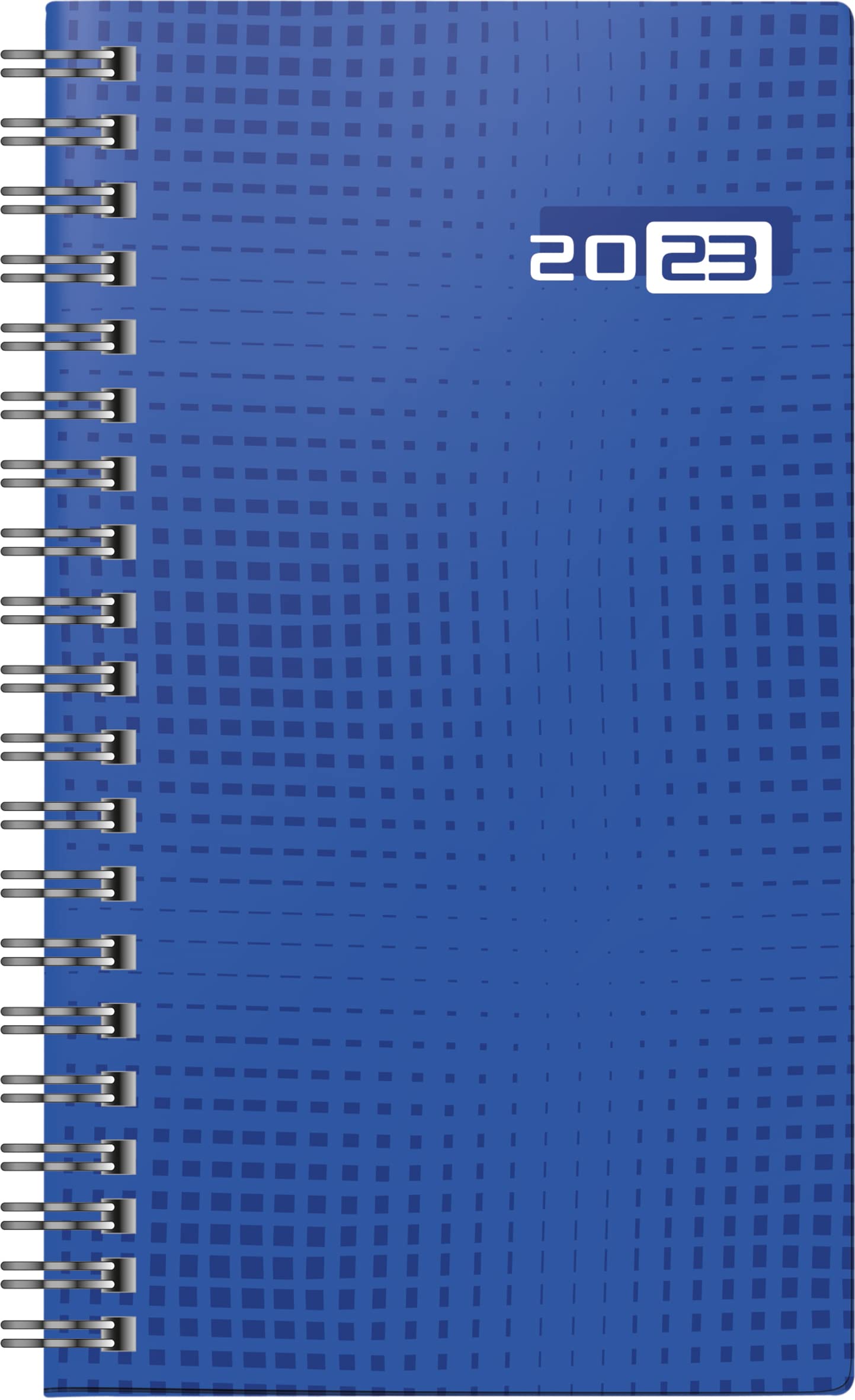 rido/idé Weekly Calendar Model Pocket Planner Int. 2023 Sheet Size 8.7 x 15.3 cm Blue