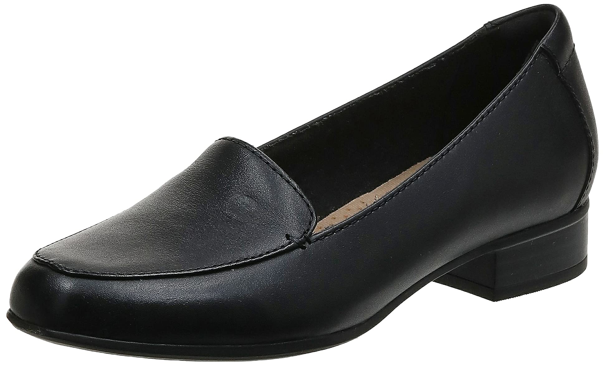 Photo 1 of Clarks womens Juliet Lora Loafer, Black Leather, 9.5 US