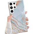 J.west for Galaxy S22 Ultra 5G Case, Grey Marble Print Pattern Design Cute Graphics Stone Slim Protective Sturdy Women Girls Soft Silicone Phone Cases Cover for Samsung S22 Ultra Grey