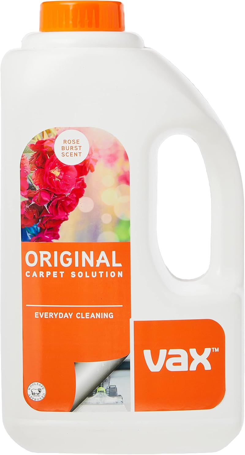 Vax Original 1.5L Carpet Cleaner Solution, Stain Remover, Rose Burst