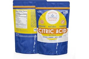 Arizona Kitchen Supply Food Grade Citric Acid – 2 lb – Premium, Versatile Ingredient for Cooking, Canning & Cleaning – Food Safe Quality for Flavor Enhancement and Household Use