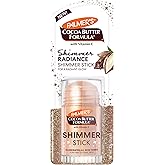 Palmer's Body Shimmer Stick, Cocoa Butter Formula with Vitamin E (1 Oz) | Radiant Highlighter Makeup for Body Glow, Provides