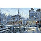 Meryi Romantic Town Jigsaw Puzzles for Adults 1000 Piece, Adult Children Intellective Educational Toy DIY Collectibles Modern