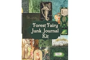 Forest Fairy Junk Journal Kit: Ephemera For Junk Journals Vintage Paper Collection Page Embellishments