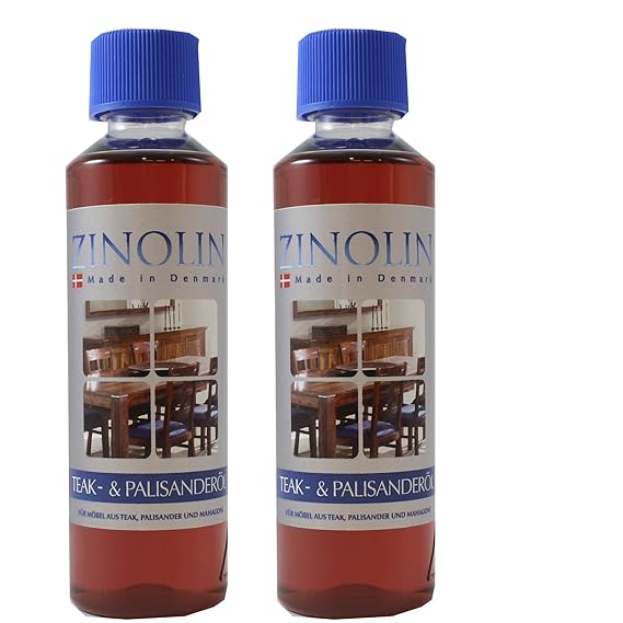 Zinolin Teak-und Palisanderöl 2erPack (=2x250ml)
