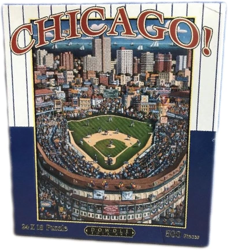 Wrigley Field 500 Piece Jigsaw Puzzle By Artist Eric Dowdle