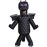 Disguise Ender Dragon Inflatable Kids Costume, Official Minecraft Ender Dragon Inflatable Halloween Costume, Child Size (Up to 7-8)