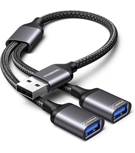 Fidioto Adaptateur Câble USB C mâle vers 4 USB femelle, Hub pour ordinateur portable, tablette, téléphone, lecteur de disque flash, consoles de jeu