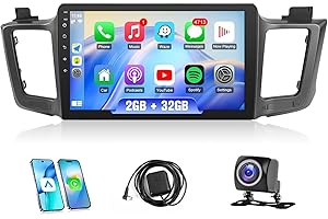 Leadfan Android Car Radio for Toyota RAV4 2013 2014 2015 2016 2017 2018 with CarPlay Android Auto Wireless Car 10.1 Inch IPS 