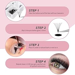 FADLASH Premade Fans Eyelash Extensions 600pcs 14D