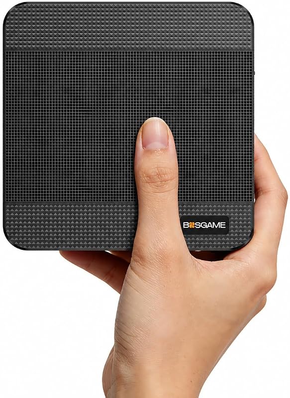 P4ultra Mini PC Ryzen 7 7730U (Jusqu’à 4,5GHz, 8C/16T) Mini Ordinateur, DDR4 16GB RAM, 1TB M.2 PCIe NVMe SSD Mini Bureau, HDMI/DP/USB-C, Affichage Triple écran, LAN RJ45 *2, WiFi 6E, BT 5.2