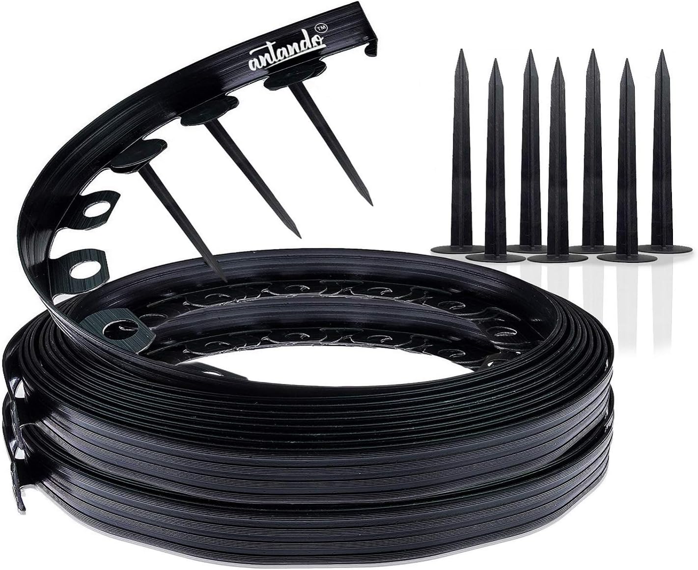 20 Metres Bordure De Jardin Flexible Avec 20 Super Fort Ancres 15 Cm Bordure De Pelouse Bordure De Gazon Bordure En Plastique Palissade Pour Jardin 2x10 Metres Noir Amazon Fr Jardin