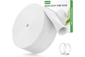 AGHITG Backwash Hose, 2 inch Fire Hose With Clamp, Heavy Duty Sump Pool Drain Hose, 60Ft Discharge Hose for Swimming Pool, Garden Irrigation.