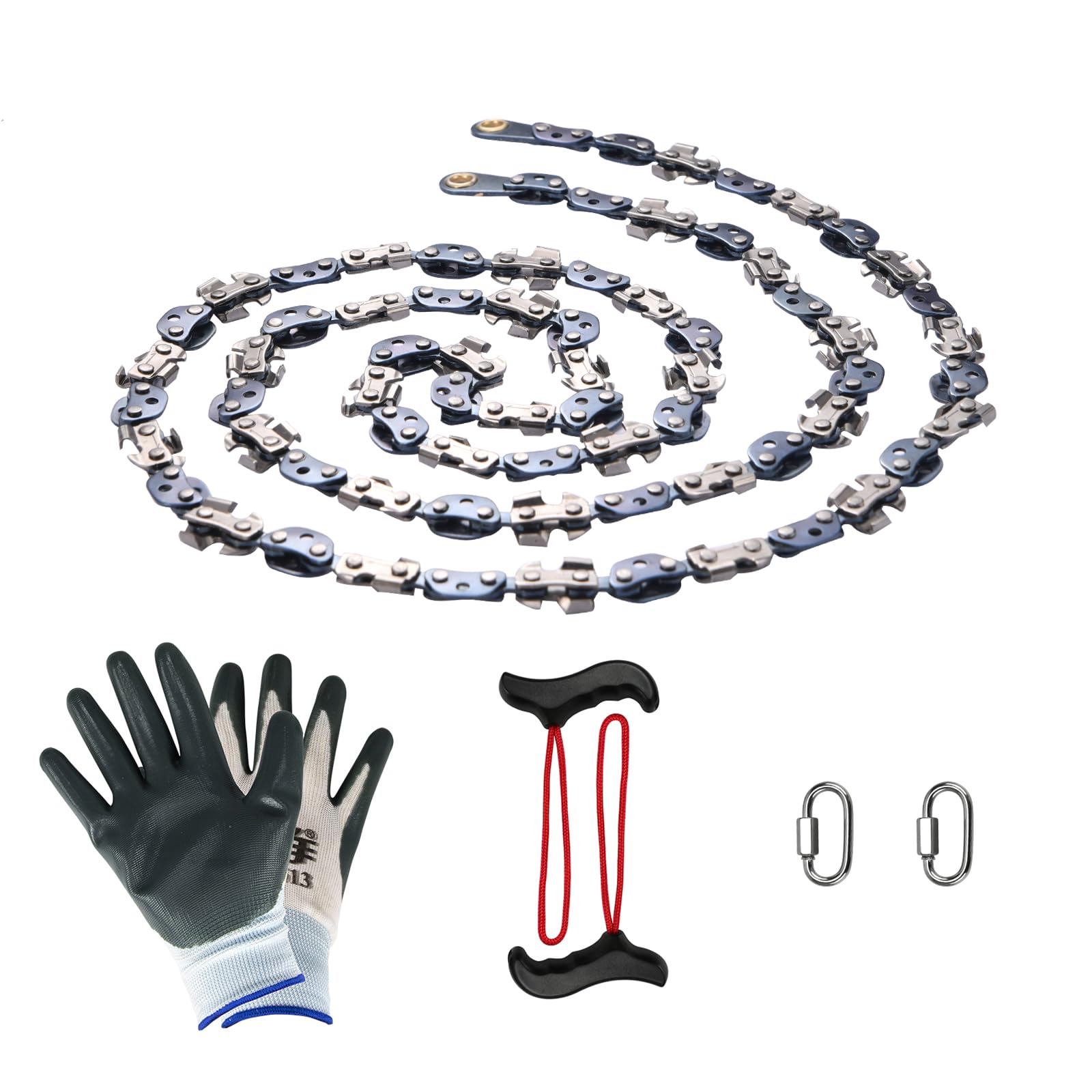 Photo 1 of SENSILIN High Limb Rope Saw 55 In Chain Only, 55 Inch Chain Saw with 70 Sharp Teeth Double Side Teeth