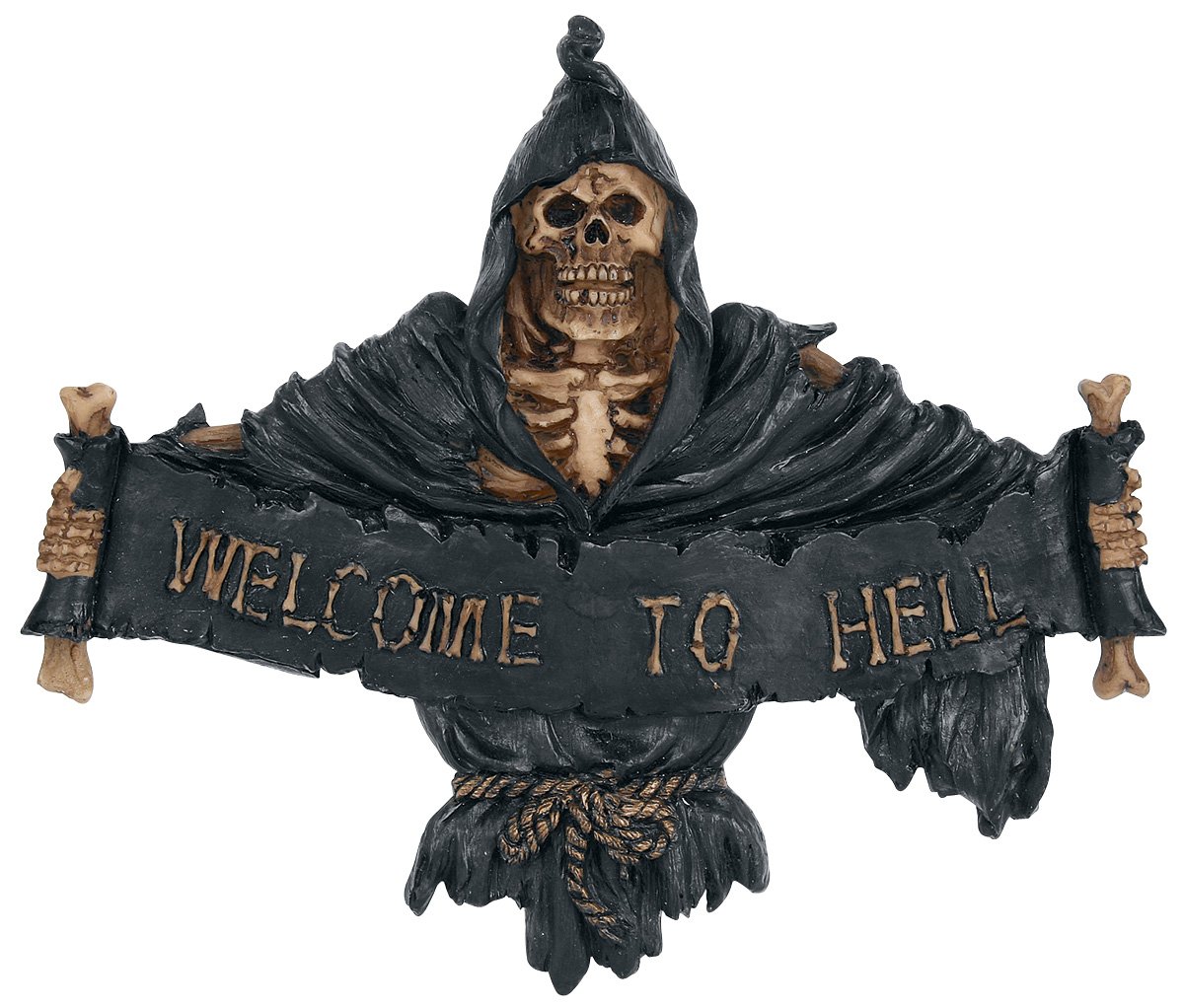 Nemesis Now NEM3944 Welcome To Hell Sign 22cm Black