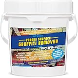 Safe 'n Easy Graffiti Remover, Spray Paint Remover, Industrial Strength Non-Toxic Gel Removes Paint, Marker, Coating from Unf