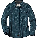 Legendary Whitetails Ladies Trail Guide Fleece Plaid Button Up Shirt