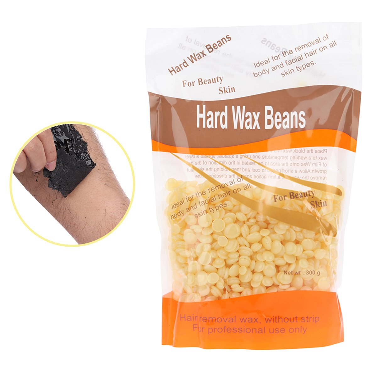 Honey Wax Korlin Hard Wax Beans For Face Underarms Brazilian