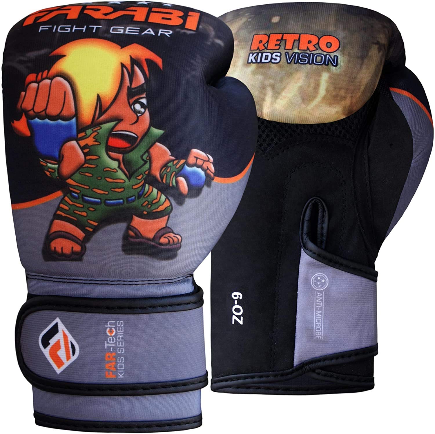 Farabi Kids Boxing Gloves Junior Warrior Series Training Gloves (6-oz)