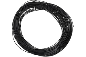 COHEALI Multifunctional Black 4mm Hollow round Pe Rattan Cane Furniture Repair Material for Chair Table DIY