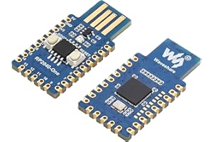 waveshare RP2040-One, 4MB Flash MCU Board, USB-A Plug, Pico-Like MCU Board Based On Raspberry Pi RP2040, Dual-Core Arm Cortex