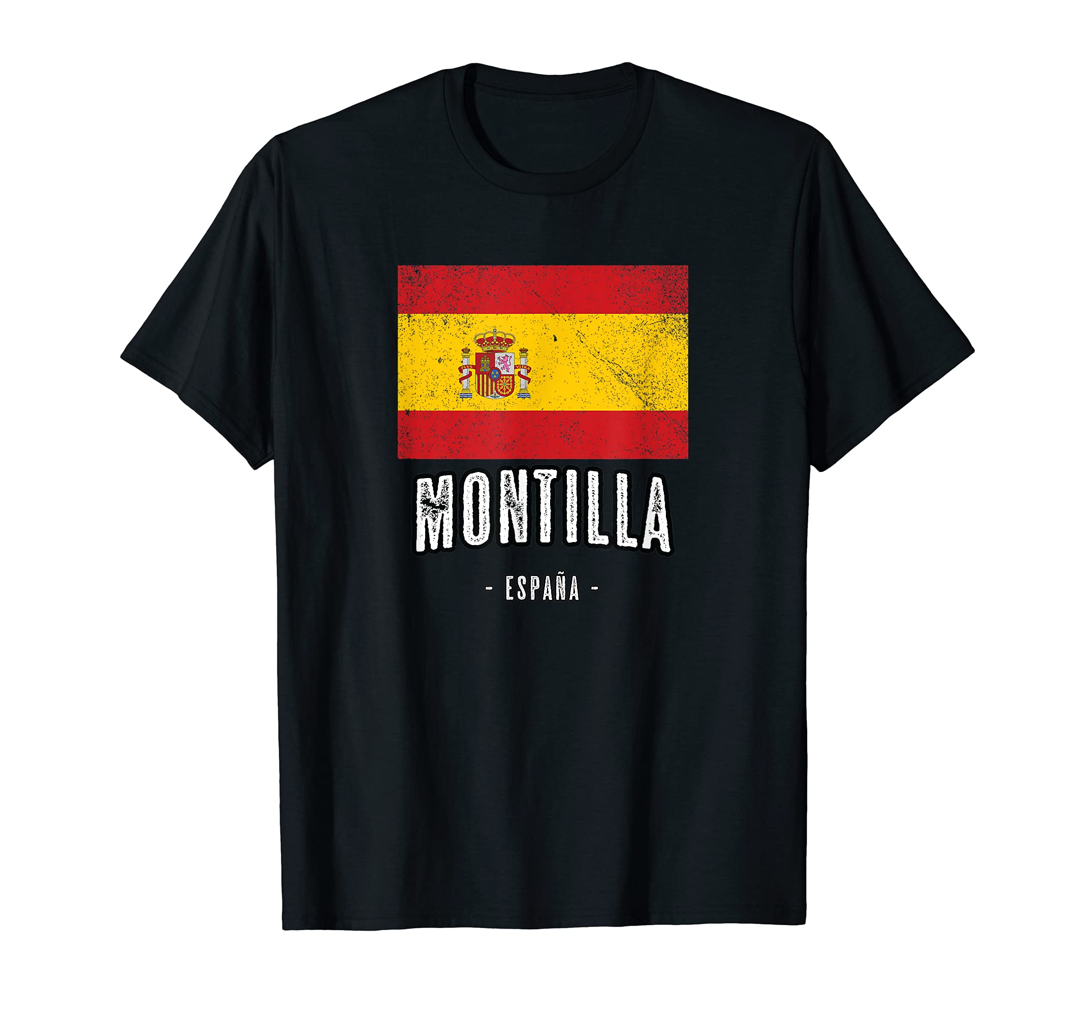 Montilla Spain | ES Flag, City - Bandera Ropa - T-Shirt