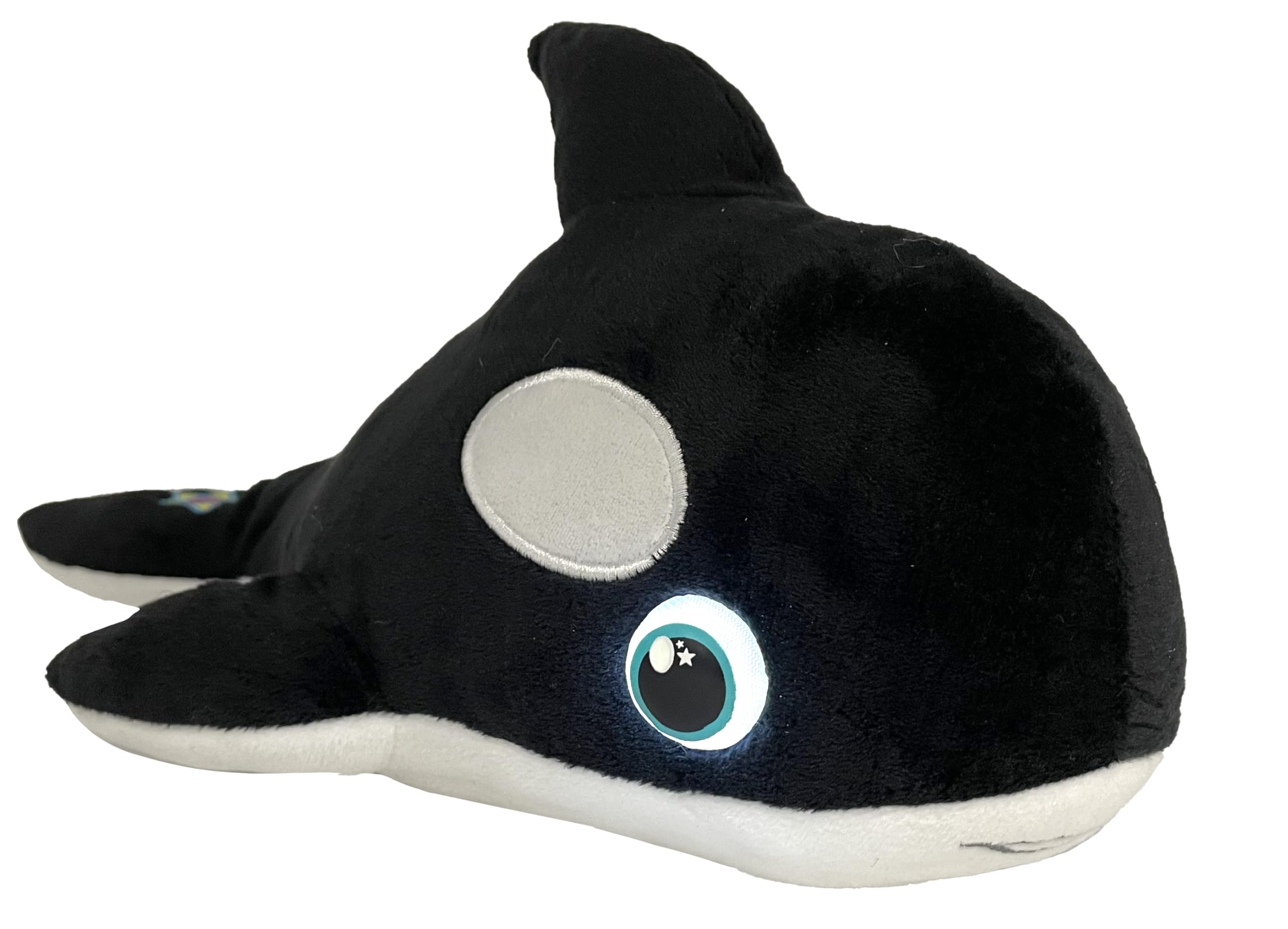 Night Buddies Large 15 Inch Orca, Innovative Plush Soft Toy - Child-Activated Calming Light, Auto-Off for Safety, Promotes Independence Sleep, Ages 2+ - Award Winning Sleep Aid