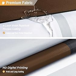 BTTN Brown Fabric Shower Curtain - Geometric Shower