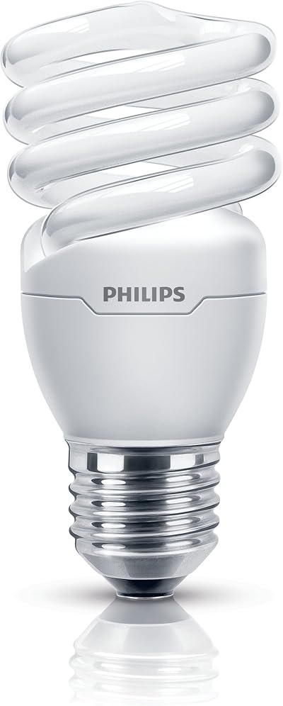 Philips Tornado 15W E27 Spiral CFL Warm White Light Bulb