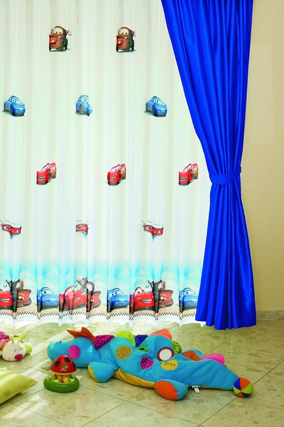 Schlaufenschal 145 x 245 cm Cars Walt Disney Lizenzprodukt Kinderzimmervorhang Autos [1 Stück]