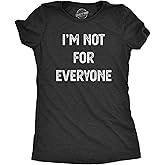 Womens Sarcastic T Shirts with Funny Sayings Novelty Graphic Tees for Women