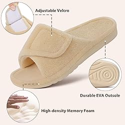 Litfun Women's Orthopedic Slippers with Arch