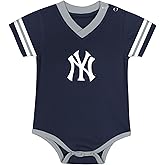 MLB Newborn & Infants 0-24 Months Official Primary Logo Creeper Romper Jersey