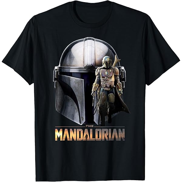 The Mandalorian STAR WARS Tシャツ ブラック 61QUctlNXZL._AC_SY350_QL65_.jpg