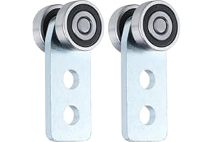 Fuperoo 2-Wheel Trolley Assembly Rollers.Strut Channel Rollers Trolley.for use with 1-5/8" Wide and All 1-5/8" or Taller Strut Channel.