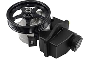 BasaltAuto Power Steering Pump with Pulley 20-69989 96-69989 V6 Only Compatible for Chevy Chevrolet Impala 2006-2011 Monte Carlo 2006-2007