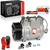 A-Premium Air Conditioner AC Compressor with Clutch | Compatible with Honda CR-V CRV 2002 2003 2004 2005 2006, 2.4L