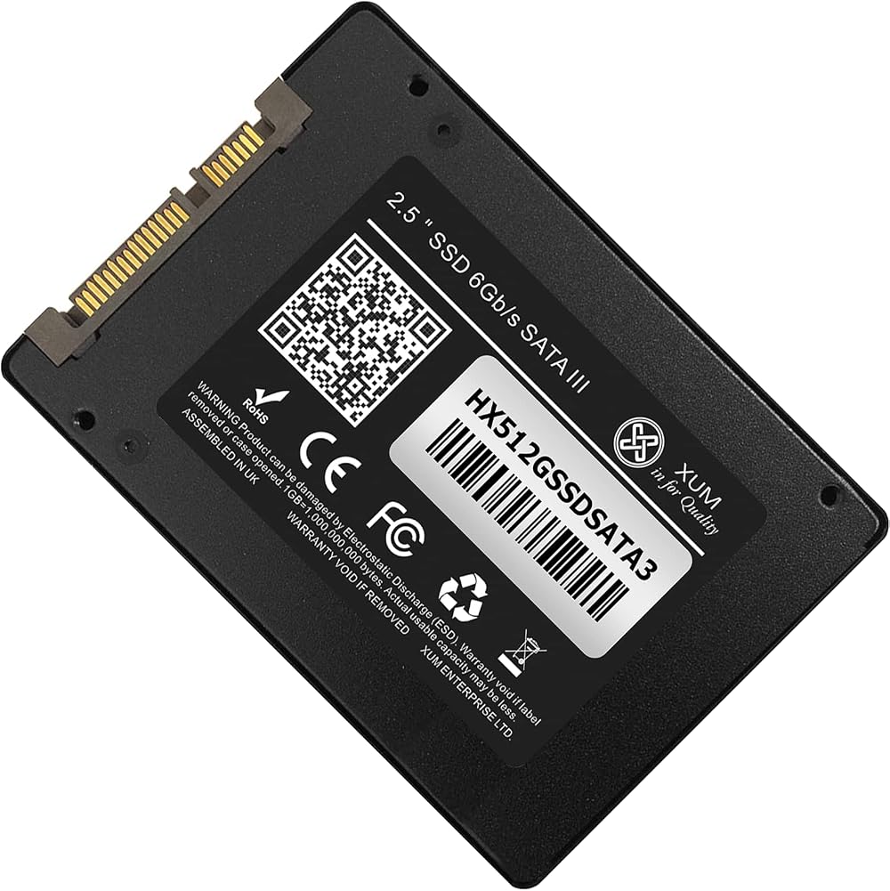 XUM in for quality 512GB SATA III 2.5" Internal SSD MLC HX512GSSDSATA3 Up to