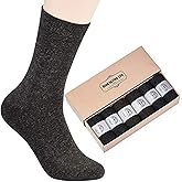 NinetoFiveLife Pack of 6 Mens Socks Merino Wool Socks for Men Casual Dress Socks Soft and Comfortable Breathable Size 6-12