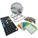 Yuanhe Jumbo Bingo Game Set - 11 Inch Tall Metal