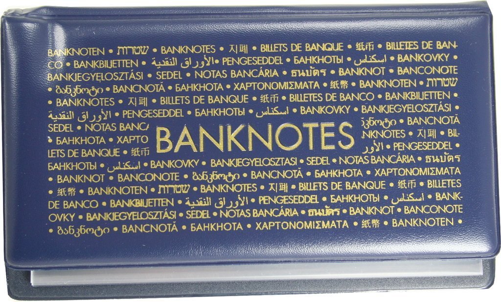 Lighthouse Pocket Banknote Album For 20 Notes Up To 175mm x 85mm