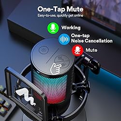MAONO USB Gaming Microphone for PC, Noise