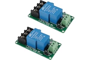 DIANN 2pcs 12V 30A 1-Channel Relay Module High Low Level Trigger with Optocoupler for PLC Automation Equipment Control Industrial Control