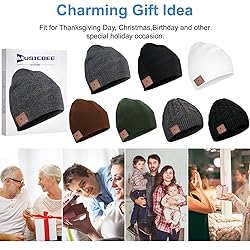beanie Bluetooth, MUSICBEE Bluetooth V5.2 Wireless