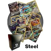 Steel Type TCG Random Assortment Bundle || Guaranteed Ultra Rare + 20 Random Cards + Dan123yal Deck Box