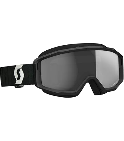 SCOTT Primal Goggles - OSFM Black/White With Clear Works Lens, Anti-Fog Treatment