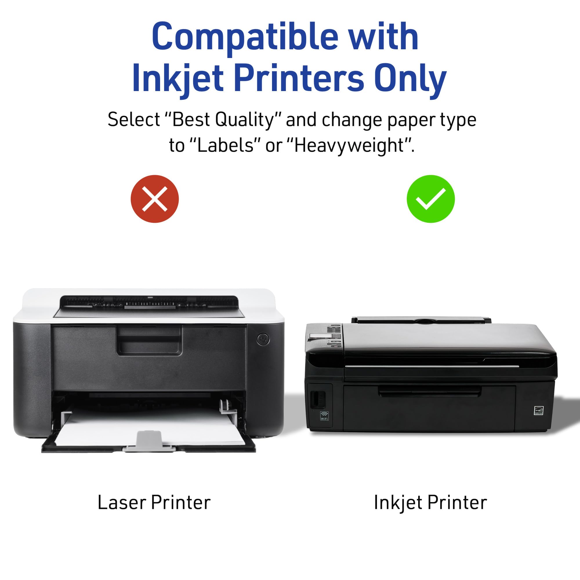 Avery Printable Heat Transfer Paper for Dark Fabrics, 8.5
