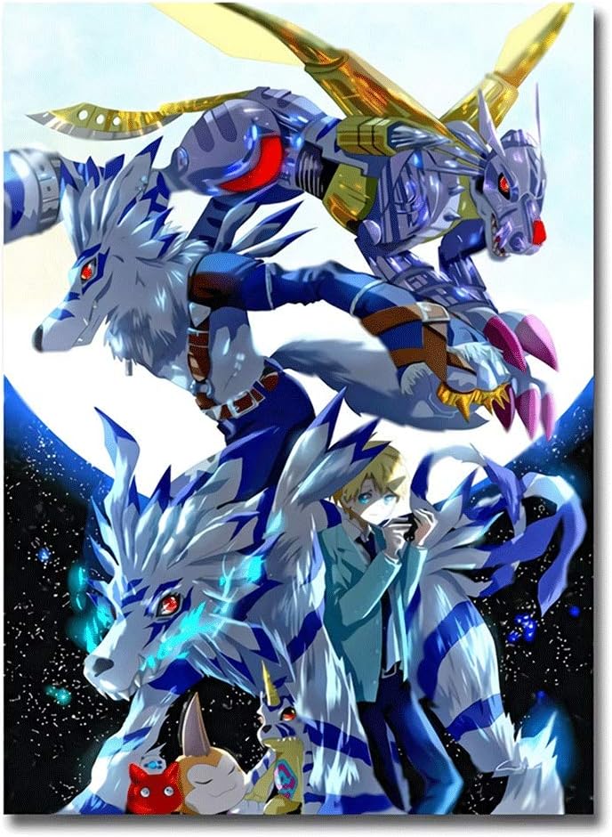 HIGQ IQ Child Intelligence Toy Cartoon Anime Digimon Jigsaw Puzzle, Creative Birthday Gift, Boxed Wood Puzzles Toys Game 0111 (Color : C, Size : 1500pc)