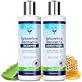 Sulfate-Free and Fragrance Free Shampoo and Conditioner Set, Safe for Seborrheic Dermatitis, To Soothe Dry and Itchy Scalp - Anti-Dandruff Shampoo and Conditioner for Dry Scalp (16oz)