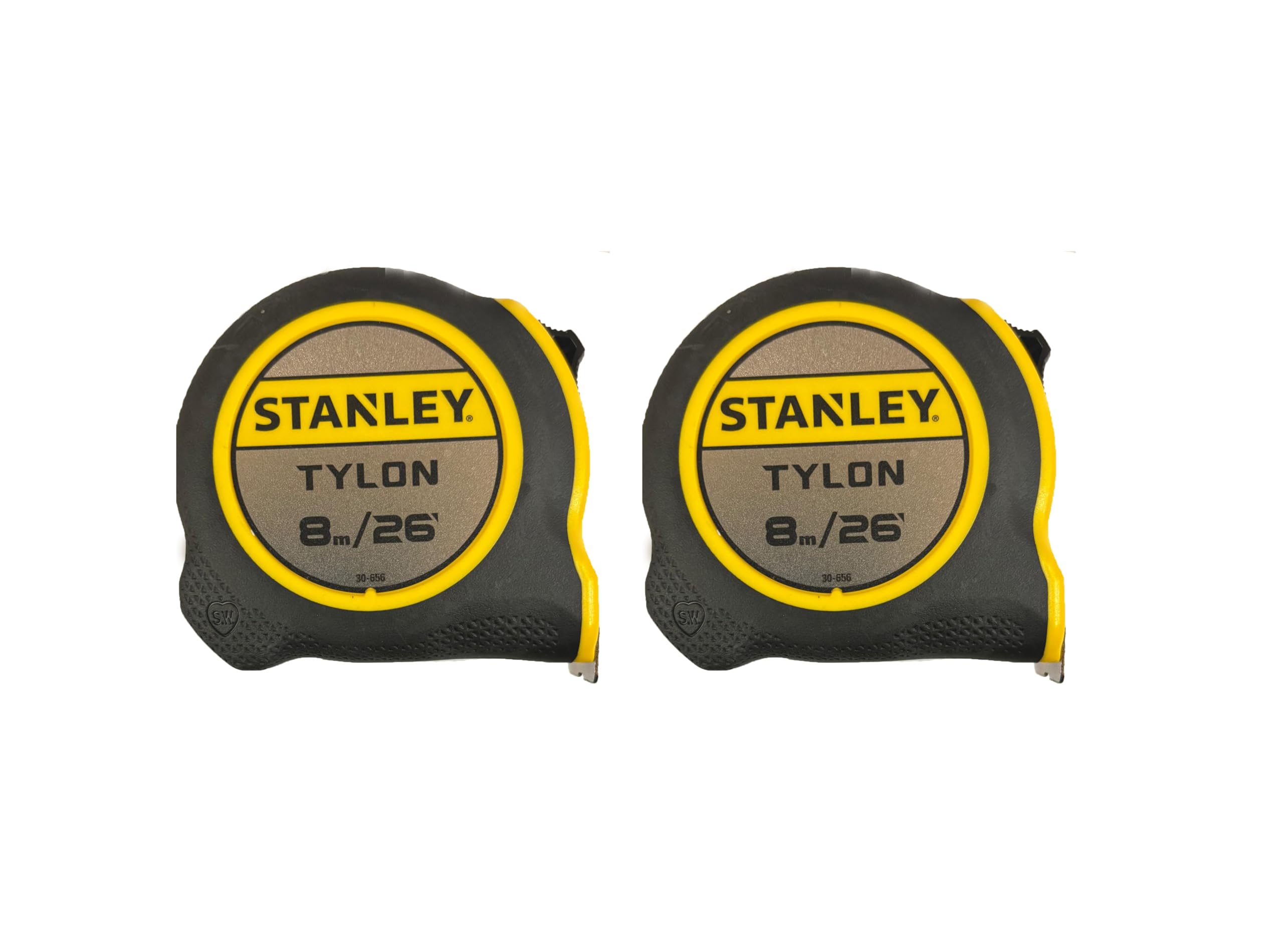 (Pack of 2) Stanley Tylon 8M Pocket Tape Measure Metric And Imperial 30-656 26ft